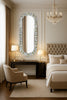 Glass Floral Inlay Arch Full-length Mirror 12